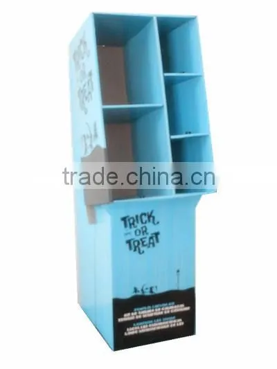 Customized Cardboard/Corrugated Floor Display Stand/Rack Supplier's Choice photo-3