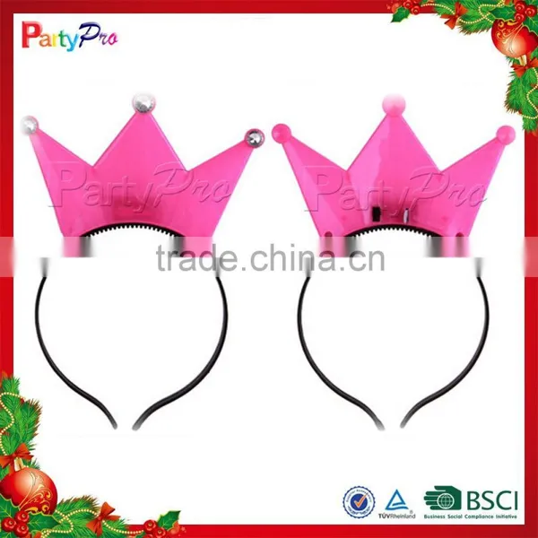 2015 LED Flashing Crown Head Hoop Novelty Decoration for Party Decoration photo-4