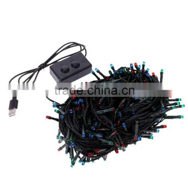 Colorful RGB 400 LED Christmas String Light For Fairy Mas Tree Wedding Holiday Party Garden Outdoor Decoration USB DC 5V photo-4