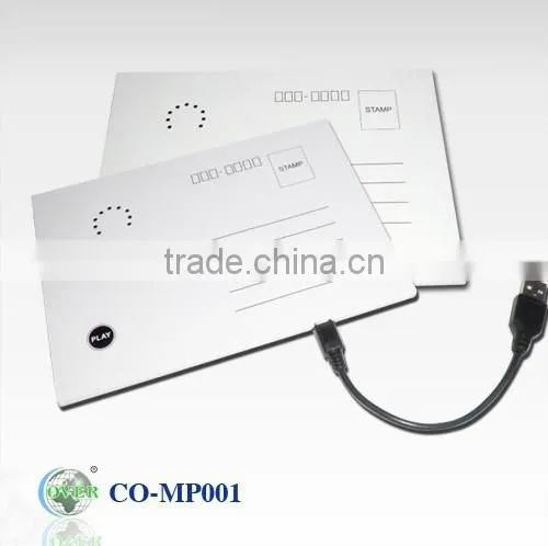 Promotional Items Voice Recording Postcards, USB Postcards for Wedding Favors photo-5