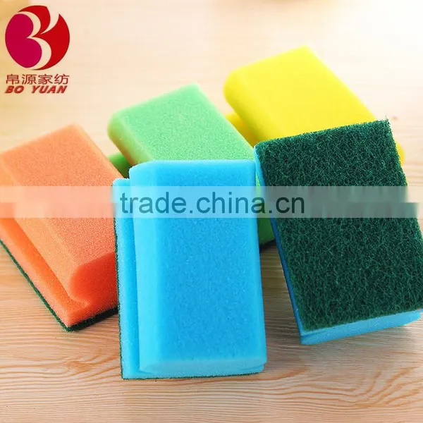 Double Faced Sponge Scouring Pad With Melamine Sponge photo-2
