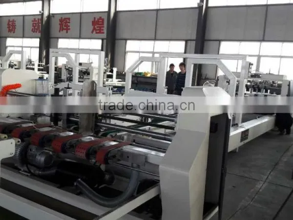 High Speed Corrugated Carton Box Folder Gluer Machine photo-6