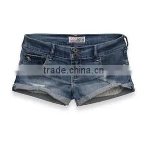 Women Girl Jeans Shorts photo-2