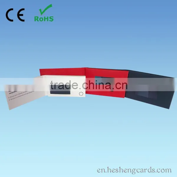 2015 New 2.4'' 4.3" 5" 7" 10.1" Lcd Video Greeting Card for Gift ,invitation ,business photo-2