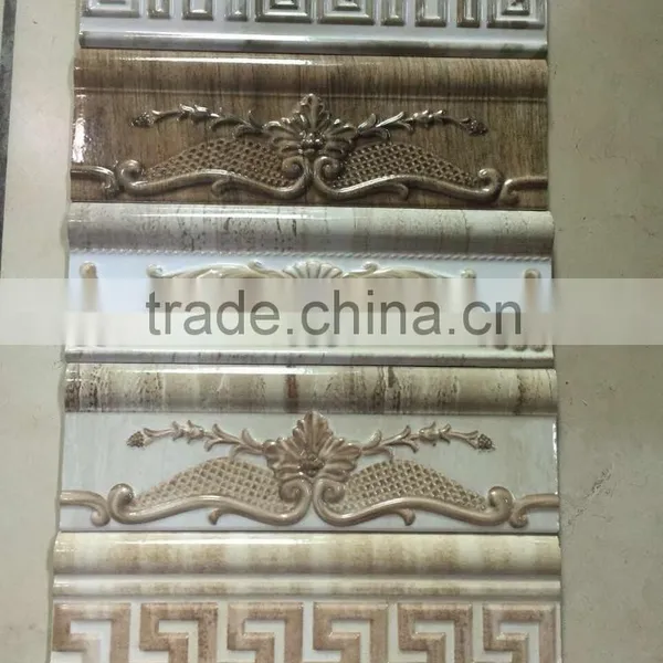 100x300mm China Factory Cheap Relief Algeria Ceramic Border Tiles photo-4