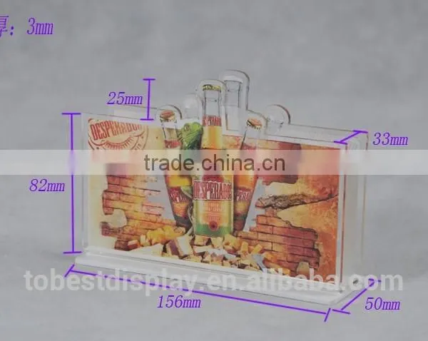 Newest Beauty Designed Acrylic Menu Stand, Acrylic Menu Holder photo-4