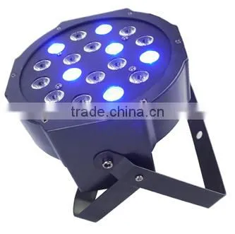 Amazing DMX 512 Pro DJ18PCS 1W RGBW (4in1) LED Par Light for Decoration or Wedding photo-4
