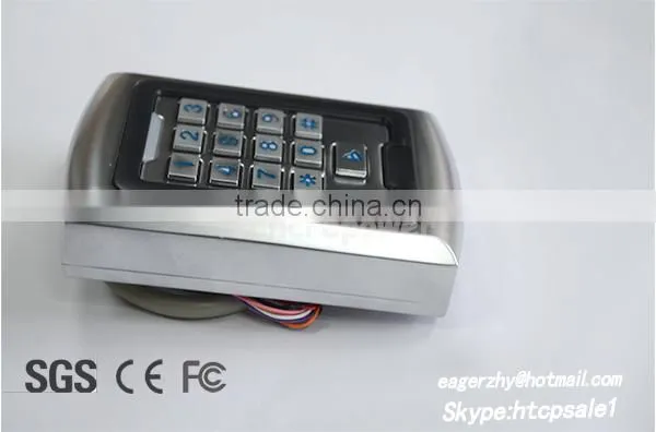 Outdoor Waterproof Metal RFID Access Control Keypad photo-3