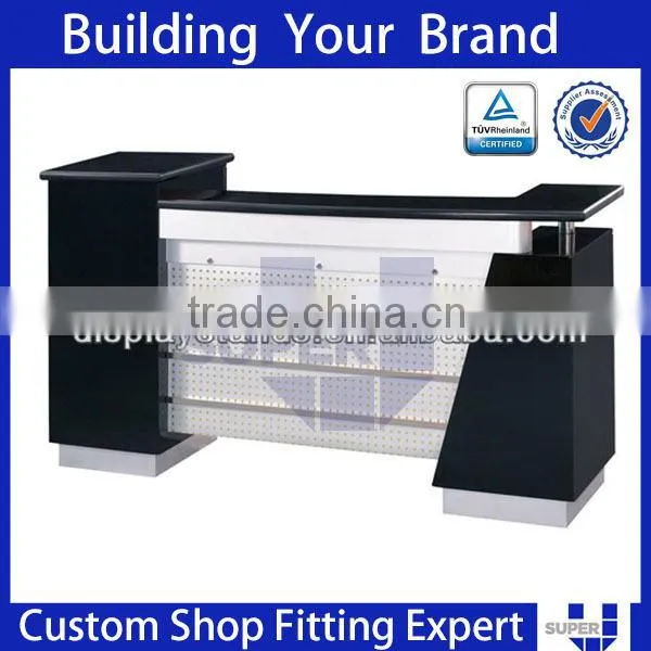 OEM/ODM Clothes Shop Cashier Front Counter Desk Curved Counter photo-5