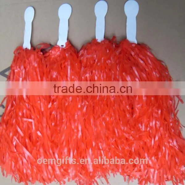 Plastic Pom Poms With Custom Made Logo