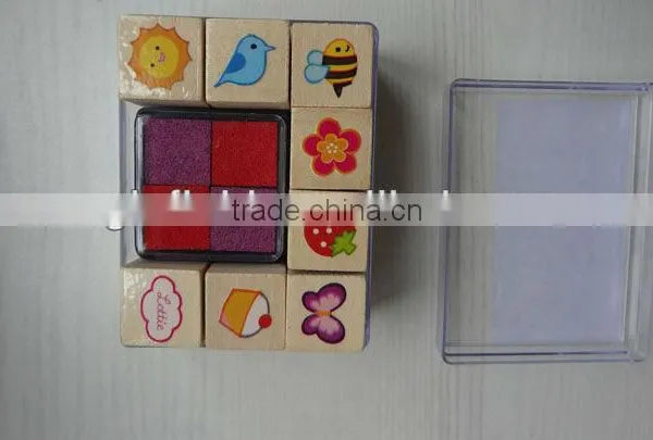 Wooden Rubber Stamp Set photo-2