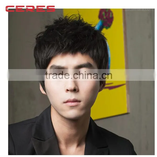Cheap 100% Raw Virgin Unprocessed Remy Full Cuticle Men Human Hair Wig Quality Choice photo-2