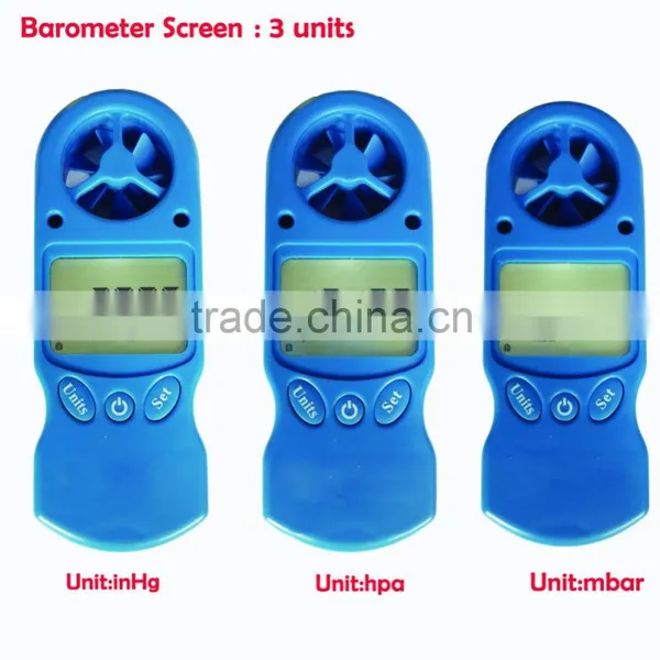 Newest Handheld Anemometer TL-302 Weather Meter With Temperature, Humidity, Dewpoint, Heat Index, Wind Chill and Barometer