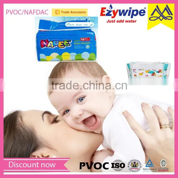 Soft Cotton Super Absorbency Baby Nappy, Good Quality Baby Diaper, Hot Sale Baby Diaper Manufacturer in China