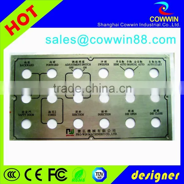 New Cusomized Die Casting Electrical Appliances Nameplate photo-2