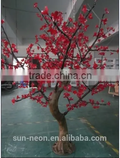 Outdoor Acrylic Motif Tree Light LED Sculpture Light Decorations Led Cherry Blossom Tree Light photo-3