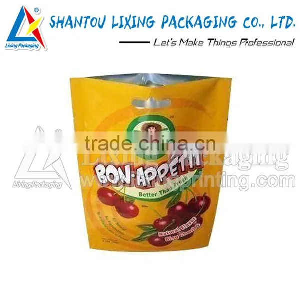 LIXING PACKAGING Hanging Retail Mesh Fruit Packaging Cherry Bags