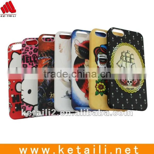 For Custom Iphone 5 Case, Plastic Phone Case With Various Different Printing