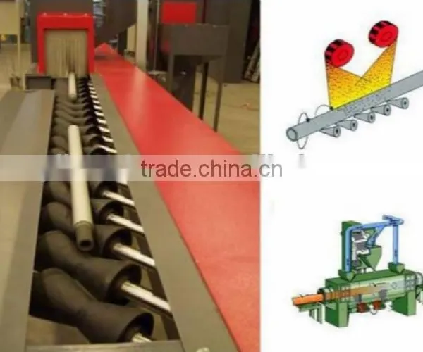 Small Steel Pipe Outside Rust Removal Machine photo-6
