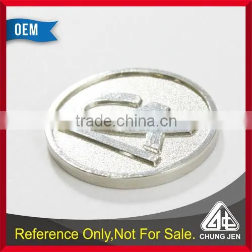 Wholesale Bulk Custom Euro Embossed Token Laser Pound Shopping Coin photo-3