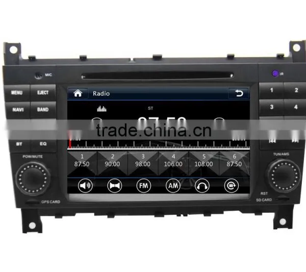High Performance Dual-core In-dash Car Audio Dvd for BENZ W203 CLK With Rear View Camera GPS BT Phonebook TV Radio photo-2