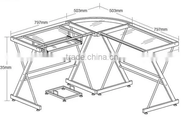 Wholesale Cheap Price Big Lots Computer Desk photo-6
