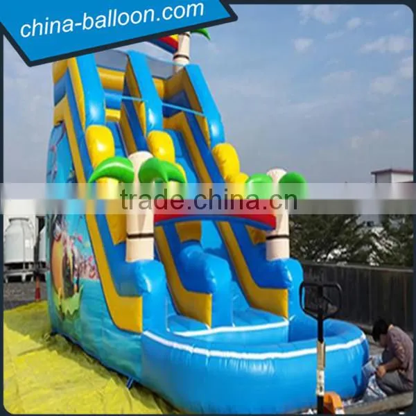 Cheap Price Inflatable Water Slide With Pool,2 in 1 Inflatable Water Slide for Sale Quality Choice photo-2