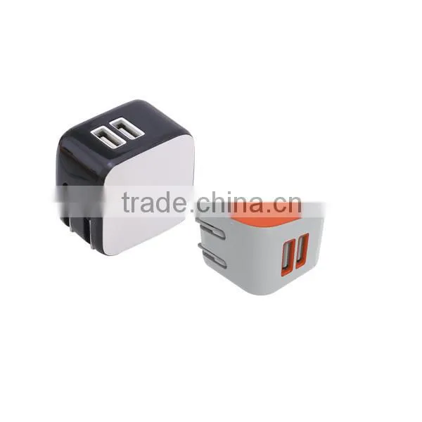 Forza 5.0V/15W Folding Dual USB Charger