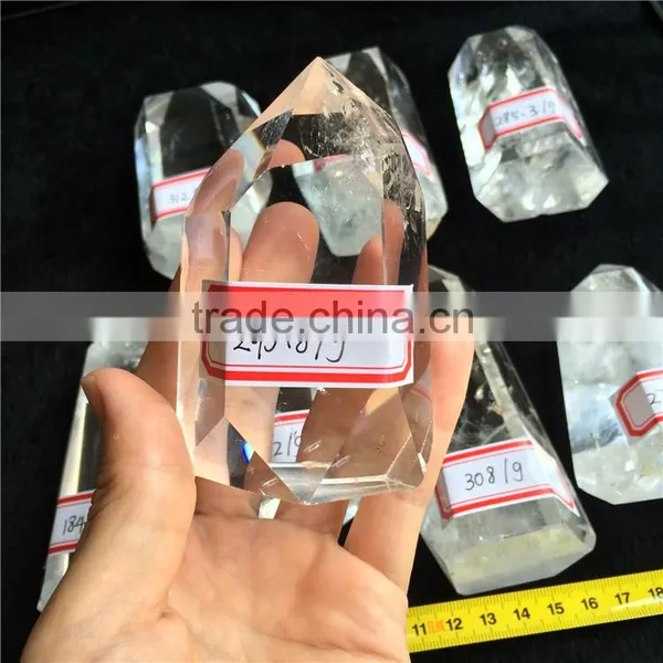 Natural Medium Genuine Clear Quartz Crystal Pillars Point Of Sale photo-3