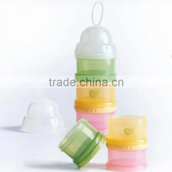 Portable Baby Milk Powder pp Plastic Storage Box