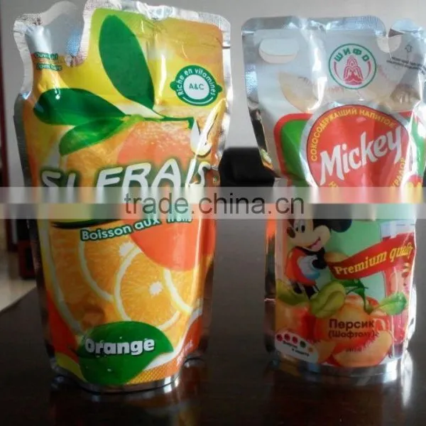Plastic Packaging Heat Seal Bag Plastic Bag With Strew
