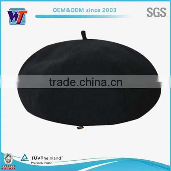 Wool Felt Beret Hats for Women/wholesale Wool Felt Hand Made Hat photo-3