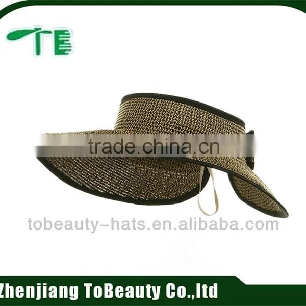 Straw UV Sun Visor Cap