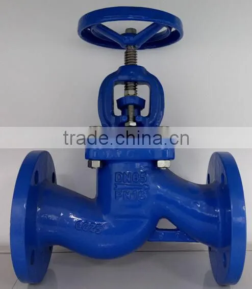 DIN Standard cast iron globe valve PN16