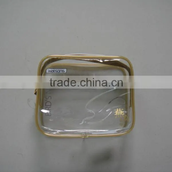 2015 Top Quality Clear Pvc Transparent Vinyl Cosmetic Bag/pouch With Zipper photo-2