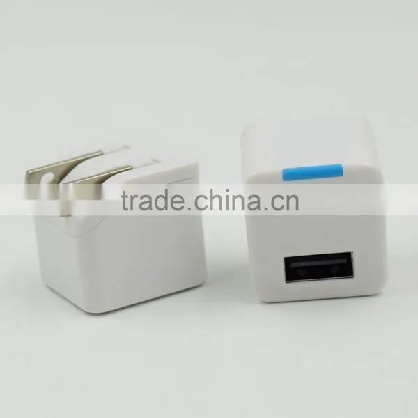 Custom New Product 5V/1A Foldable Mobile Phone Portable Usb Travel Charger photo-3