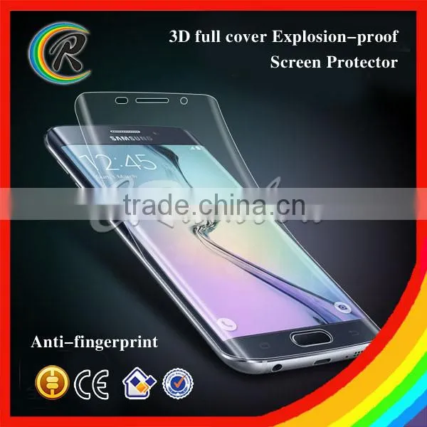 3D Curved Full Cover PET Screen Film for Samsung Galaxy s6 Edge Screen Protector photo-4