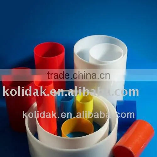 Colorful Wondeful Plastic Extrusion Rigid Pipe, Plastic Tube