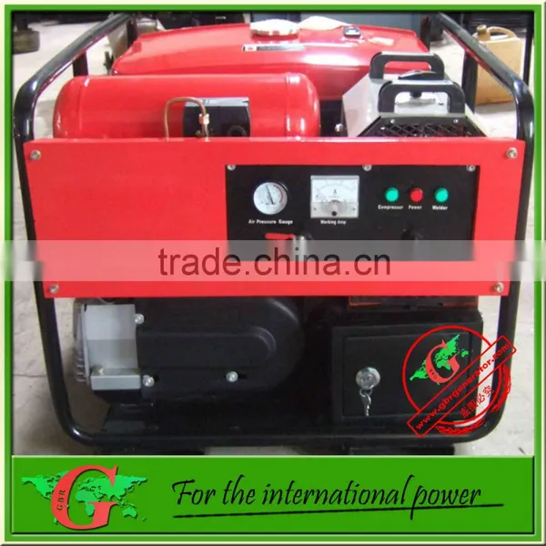 4 in 1 Gasoline Generator Air Compressor DC Welding DC Charger 5Kw Petrol Generator