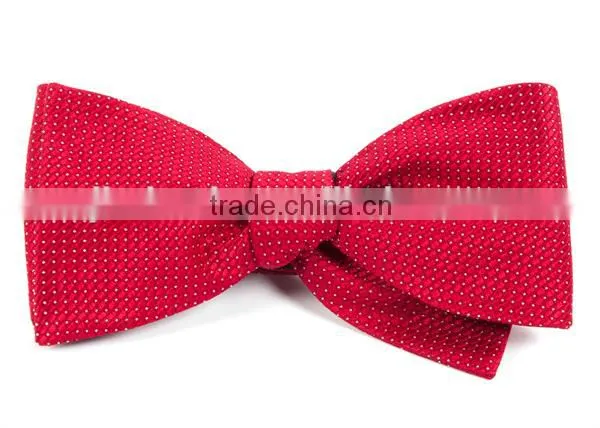 2016 Latest Pattern High Quality Silk Wool Woven Bowties photo-6