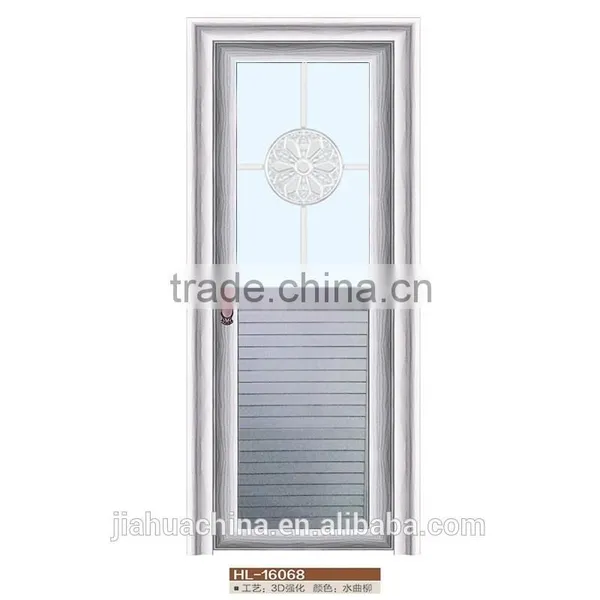 Aluminum Glass Door Frame Single Door Price Toilet Door photo-6