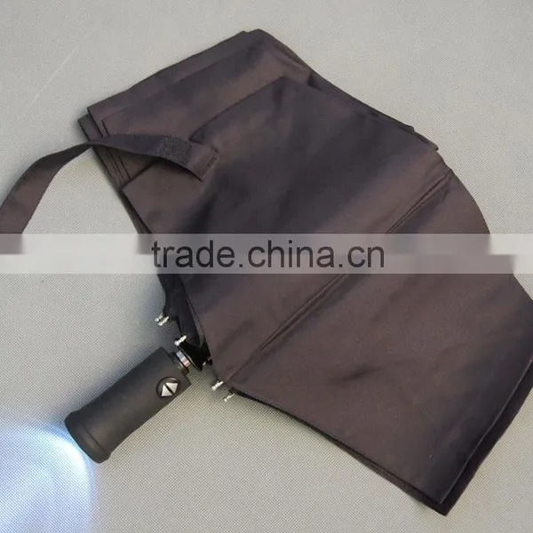 Cheap Foldable Automatic Umbrella LED Umbrella Handle photo-3