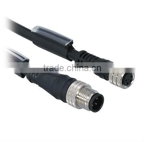 M12 Plug to M8 Socket PVC Cable