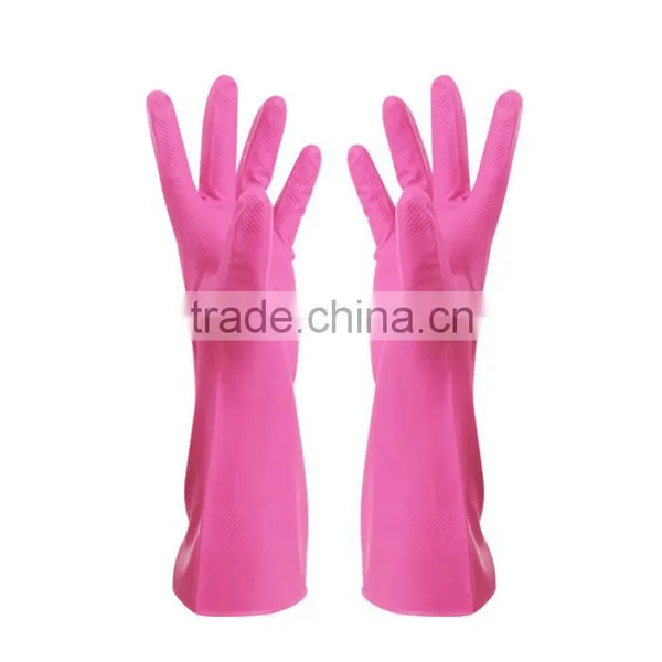 Summer Cut Resistant Poly Force Single Leather Laundry Washing Necessities Department Store Cleaning Rubber Household Gloves photo-5