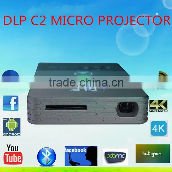 2016 New Item DLP Mini Projectors 2-into 1 tv Box and Projector Smart Mini Micro Projector photo-2
