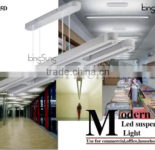 2 T5Tubes / LED SMD Suspended Ceiling Office Lighting 2*28w/2*18w photo-2