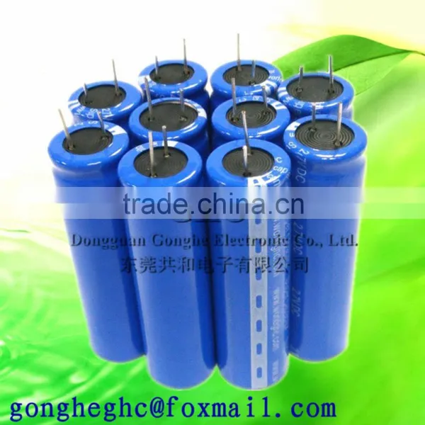 High Capacity 2.7v3000f Mini Size Super Capacitor photo-2