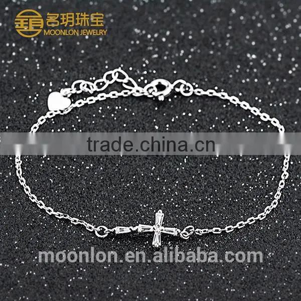 Wholesale 925 Sterling Silver Cubic Zirconia Bracelets, the Bangles Manufacturer photo-2