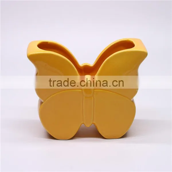 The Butterfly Decorative Home Ceramic Flower Pot photo-2