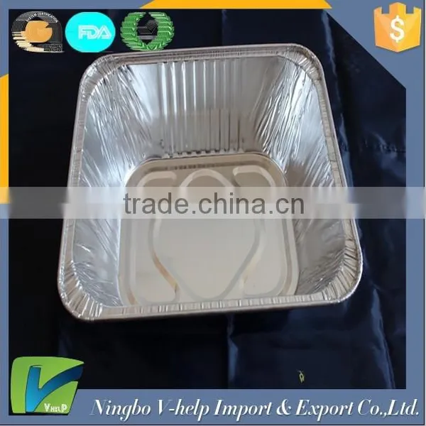 Hot Selling Rectangle Disposable Aluminum Foil Container photo-2
